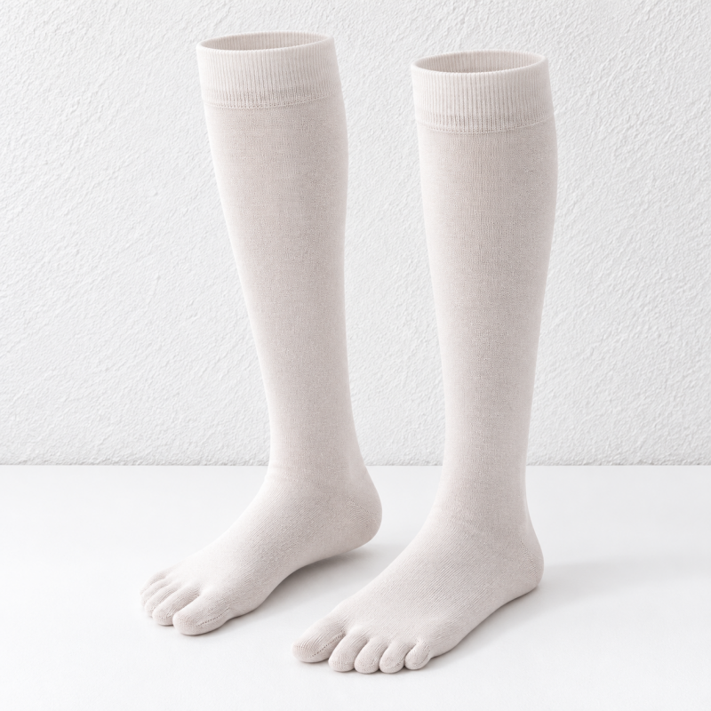 CouldNook Split-Toe Socks - Plain Calf Length