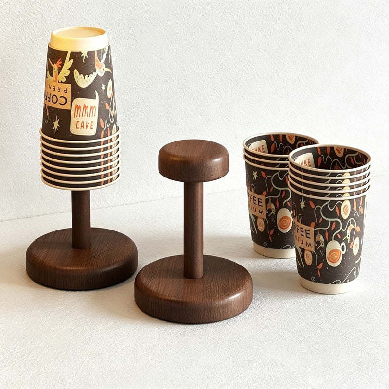 CouldNook Wooden Cup Holder - Single and Double Formats