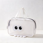CouldNook Big Eye Toiletry Bag - See-Through Panels And Character Details