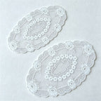 CouldNook Embroidered Lace Mat - Round and Oval Sizes