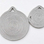 CouldNook Cat Ear Rope Table Mat - Round