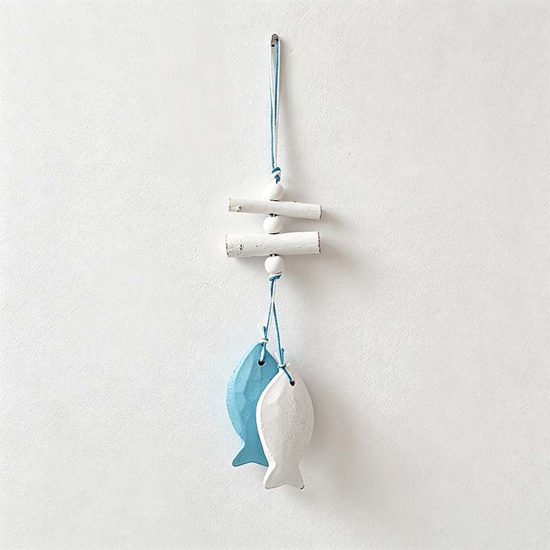 CouldNook Nautical Wood Wall Hanging - Fish Shell Sailboat Designs