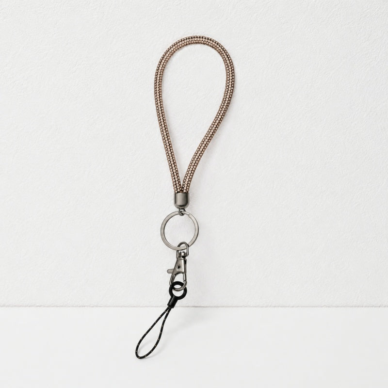 CouldNook Rhinestone Wrist Lanyard Strap - Keyring and Clasp