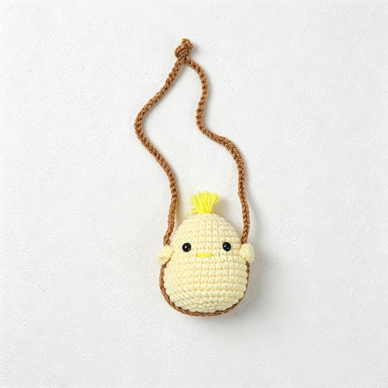 CouldNook Yarn Swing Animal Car Ornament - Seven Hanging Characters