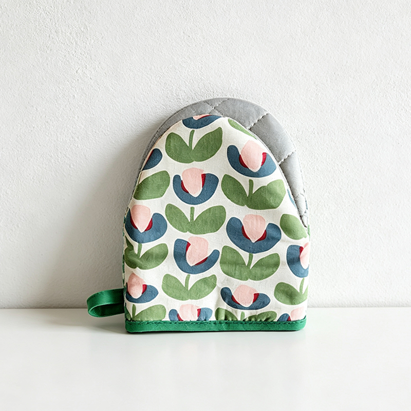 CloudNook Floral Oven Mitt‑Kitchen Heat Resistant Accessory