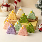 CouldNook Christmas Tree Scented Candle - Scalloped Branches And Star Topper