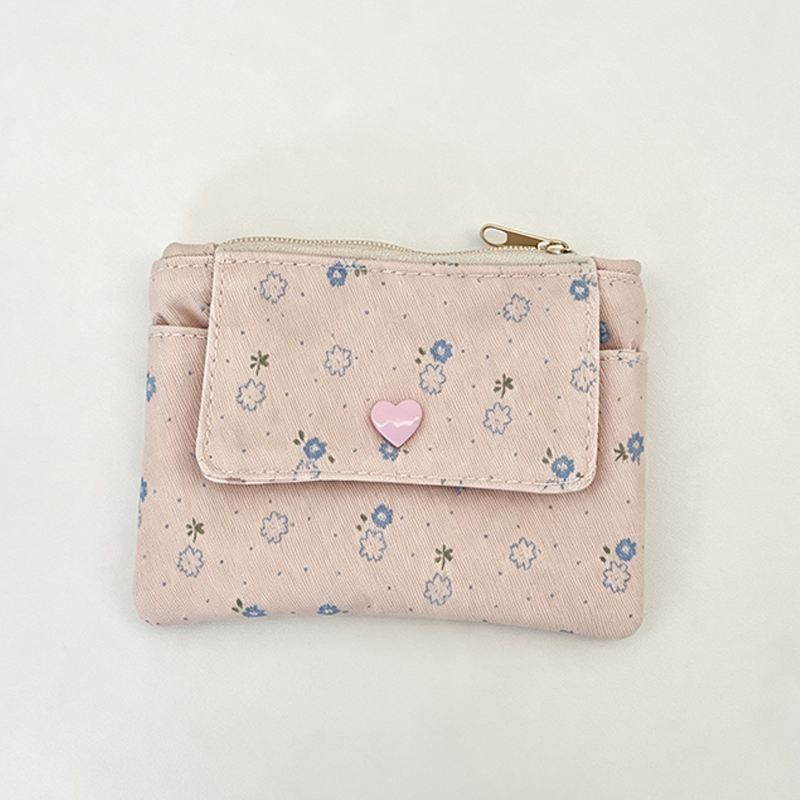 CouldNook Floral Mini Zip Organizer Bag - Practical Room Accent