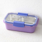 CouldNook Rectangular Lunch Box - Steel Insert and Contrasting Lid Clips