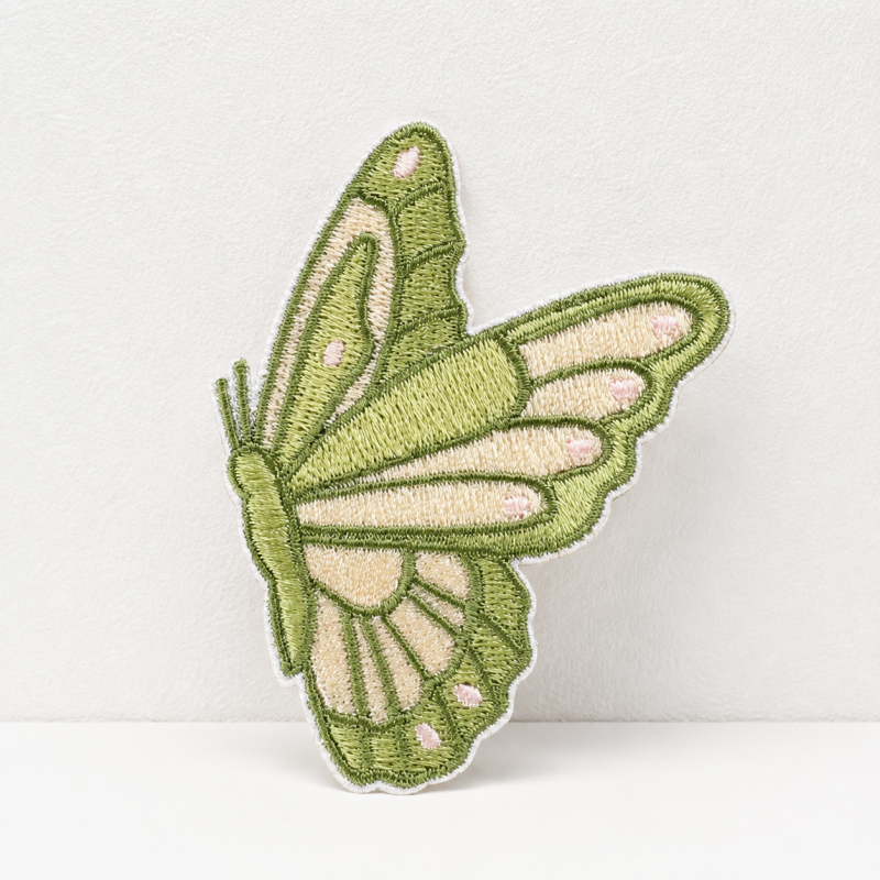 CouldNook Butterfly Embroidered Patch - Colorful Wing Pattern Options