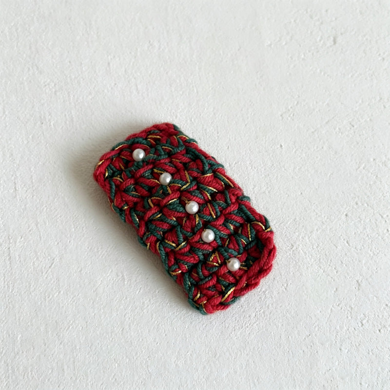 CouldNook Yarn Holiday Hair Clip - Assorted Seasonal Motifs