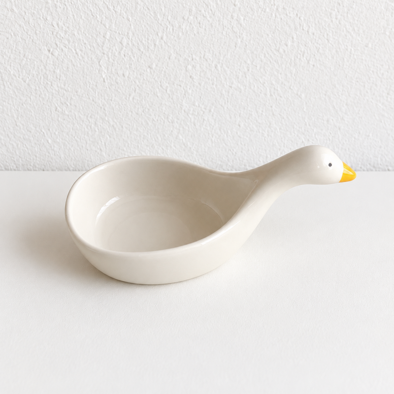 CouldNook Duck Sauce Dish - Sculpted Bird Shape