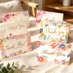 CouldNook Thank You Greeting Card - Floral Border Designs