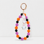 CouldNook Halloween Beaded Keychain - Colorful Loops and Character Pendants