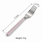 Swirl Handle Flatware - Slim Grips and Reflective Heads