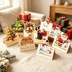CouldNook Christmas Pop-Up Greeting Card - Festive Character Scenes