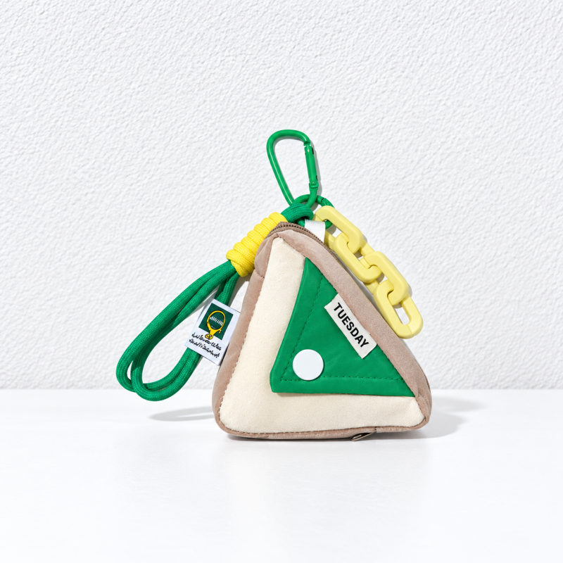 CouldNook Mini Coin Pouch Charm - Colorful Shapes And Clip Attachment