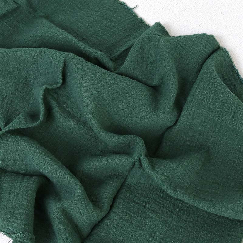 CouldNook Textured Table Cloth - Solid Colors and Soft Frayed Edges