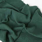 CouldNook Textured Table Cloth - Solid Colors and Soft Frayed Edges