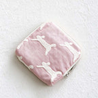 CouldNook Embroidered Jewelry Pouch - Zip Closure and Divided Fabric Interior