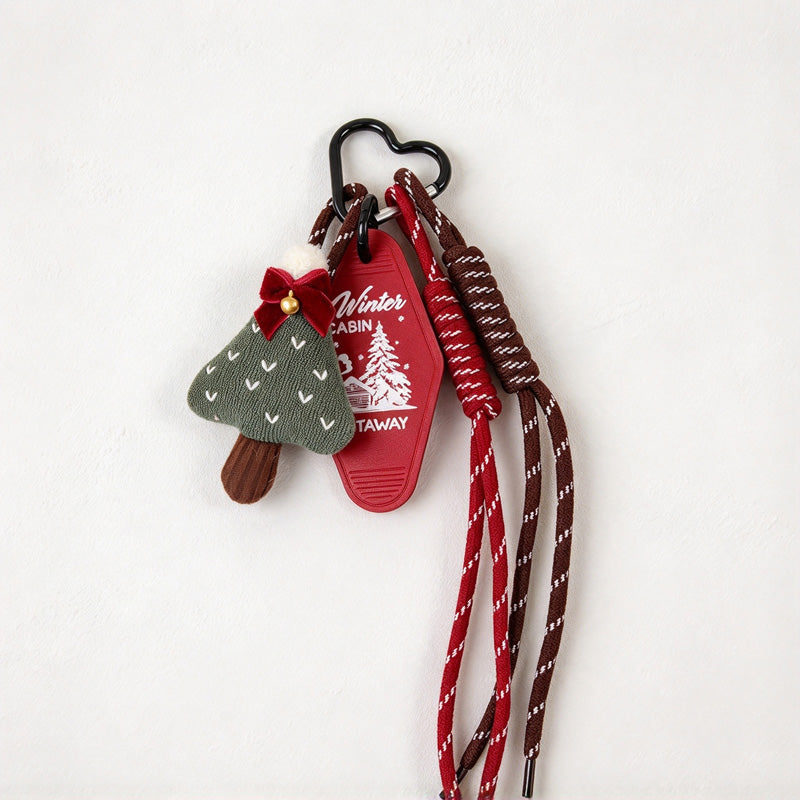 CouldNook Christmas Cord Bag Charm - Miniature Motifs