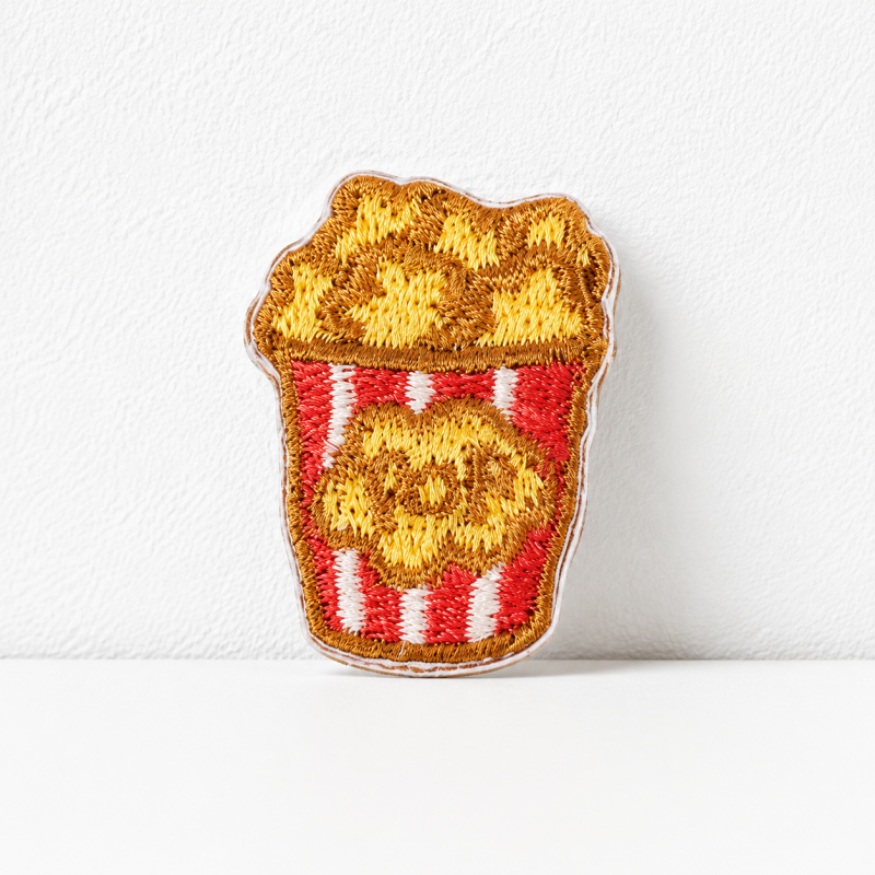 CouldNook Food Drink Embroidered Patch - Assorted Snack Motifs