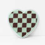 CouldNook Heart Pattern Patch - Checks Florals and Color Options