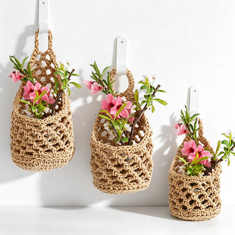 CouldNook Teardrop Cotton Rope Storage Net - Pastoral Hanging Basket