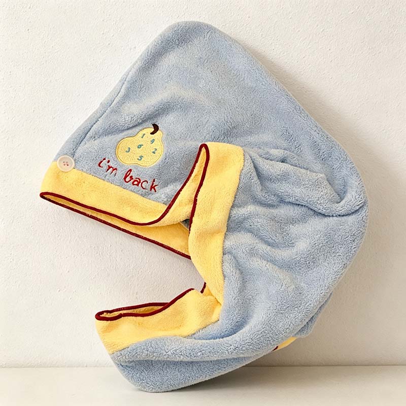 CouldNook Fruit Motif Towel Collection - Contrasting Borders And Embroidery