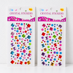 Gem Stickers - Faceted Hearts Stars and Floral Shapes