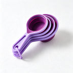 CouldNook Collapsible Silicone Measuring Spoon Set - Nested Multi-Size Design