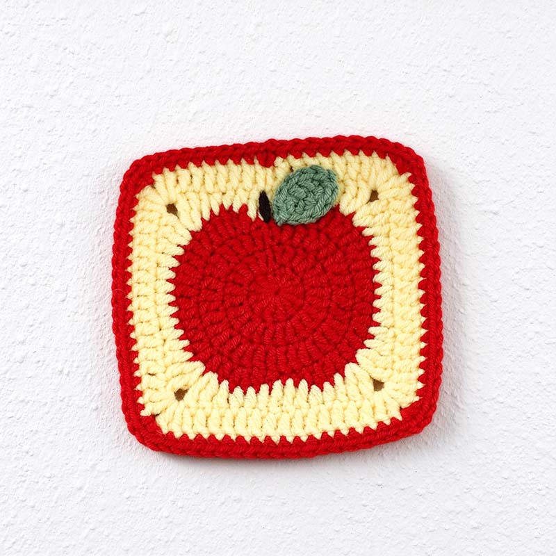 Christmas Crochet Coaster with Festive Motif Options
