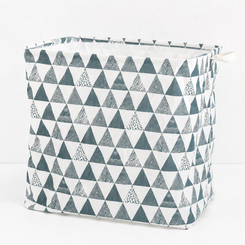 CouldNook Printed Laundry Hamper - Tall Foldable Storage Form