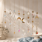 CouldNook Assorted Crystal Suncatcher - Varied Hanging Prism Designs