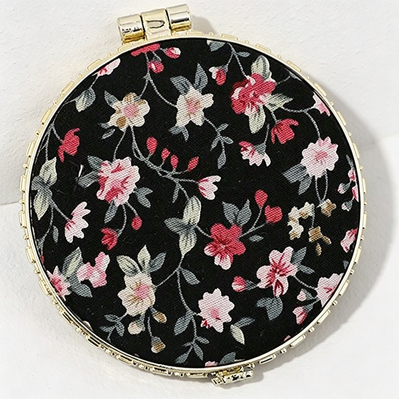 CouldNook Floral Compact Mirror - Three Double-Sided Folding Shapes