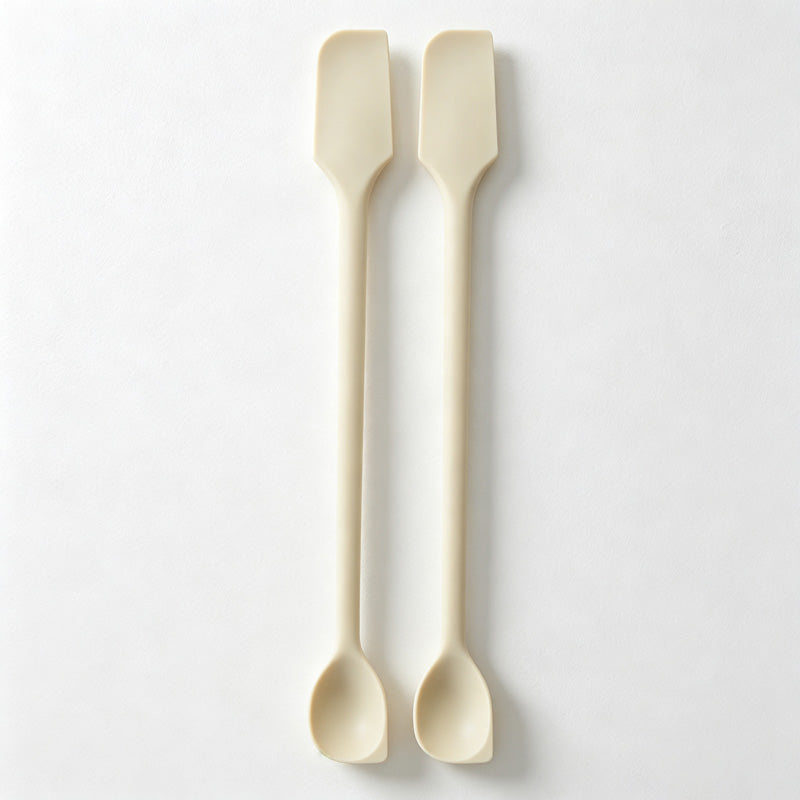 CouldNook Silicone Spatula Spoon - Double-Ended Design for Jars and Spreading