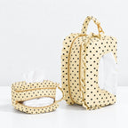 CouldNook Ruffled Tissue Storage Bag - Double Zipper Sections
