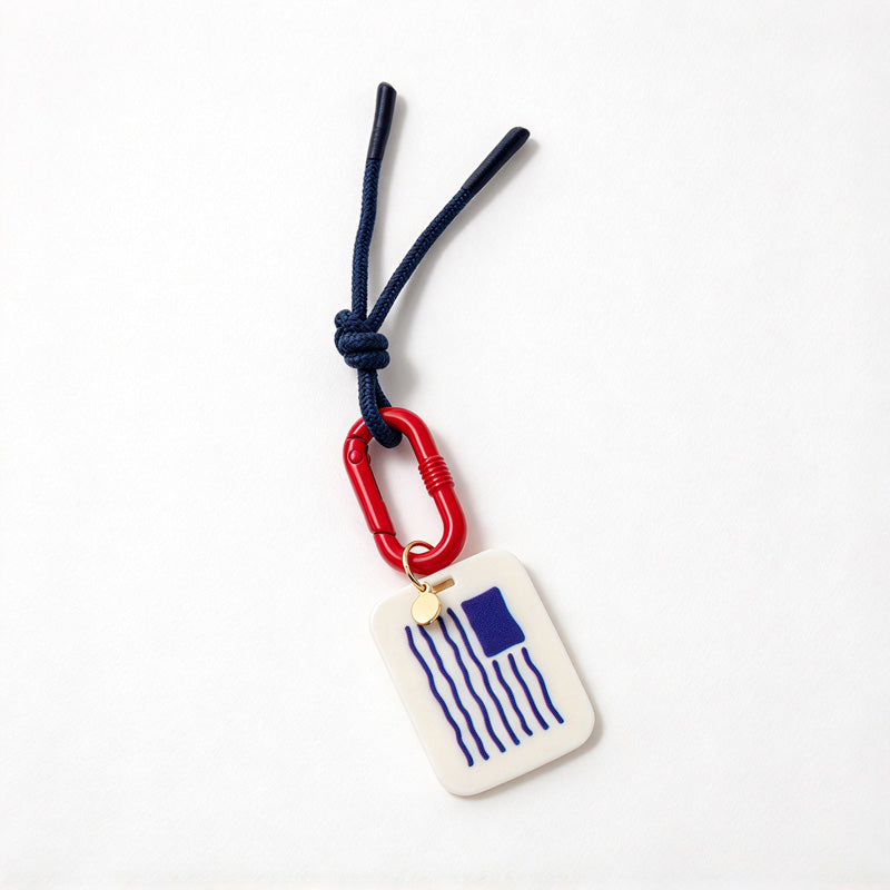CouldNook Coastal Bag Charm - Knotted Cord and Clip
