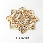 CouldNook Woven Round Table Placemat - Dining Table Accent