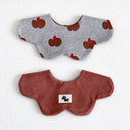 Reversible Scalloped Baby Bib in Assorted Prints