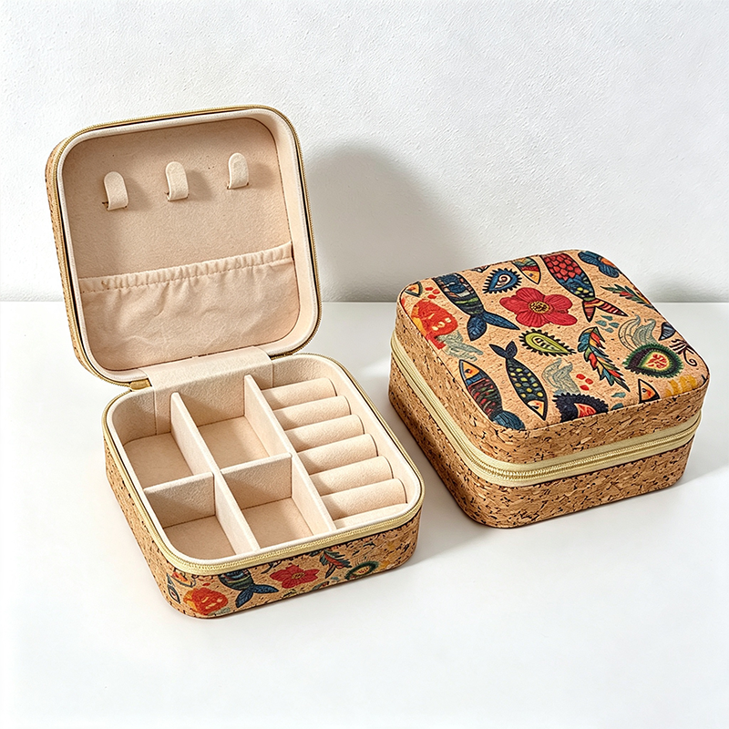 CouldNook Patterned Stackable Travel Jewelry Case - Thoughtful Travel Companion