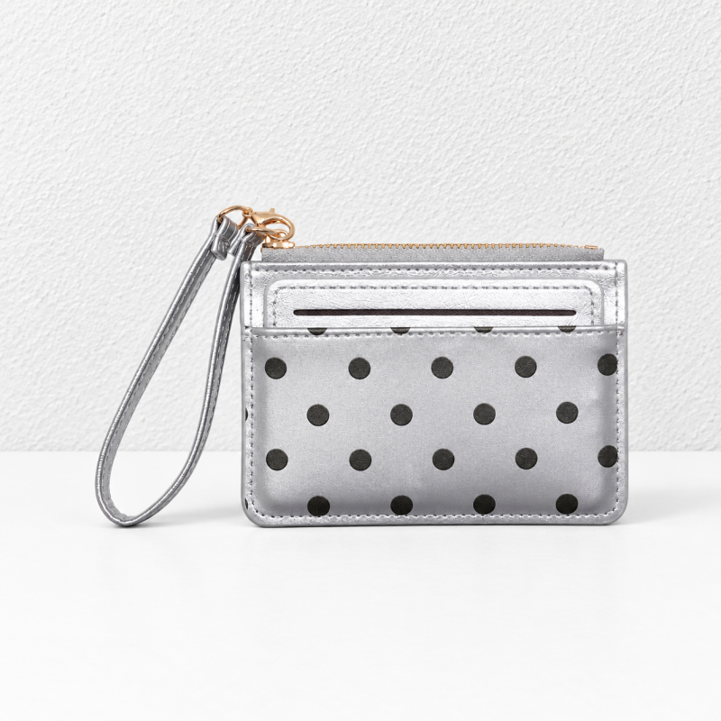 CouldNook Glossy Dot Card Holder - Sliding Insert