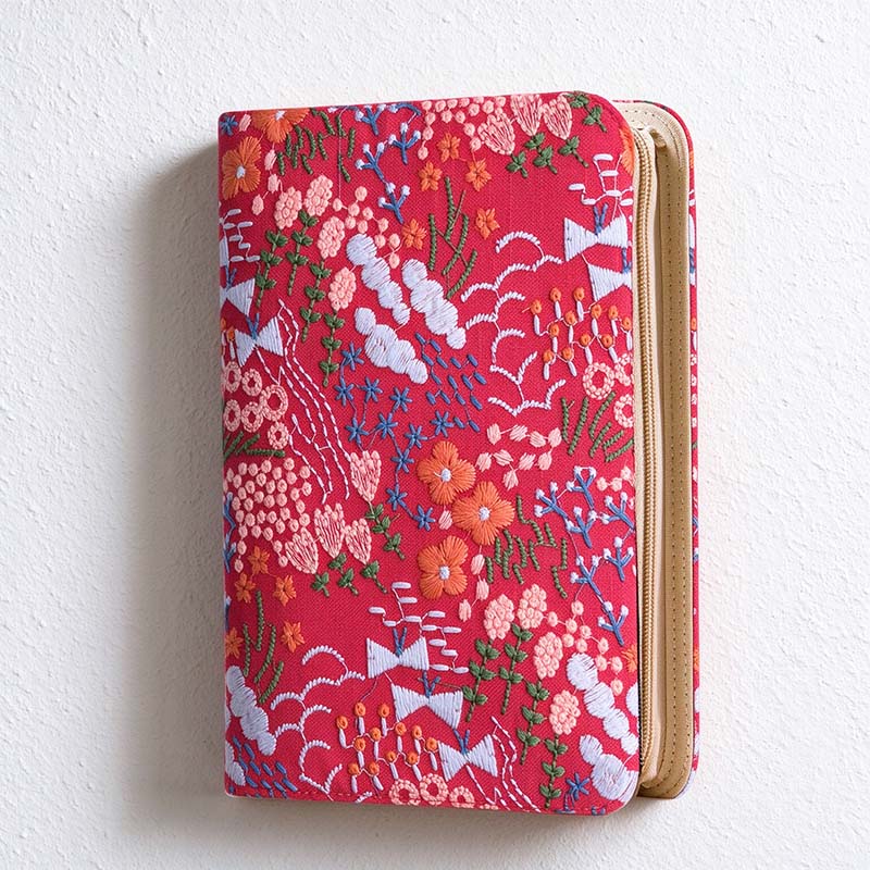 CouldNook Jewelry Organizer - Botanical Cover And Removable Pocket Pages