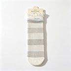 CloudNook Cotton Blend Seamless Breathable Floral Mid-Calf Crew Socks