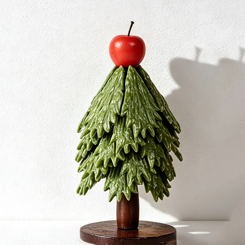 CouldNook Evergreen Tree Trivet Set - Layered Leaf Sections