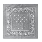 Paisley Print Culinary Bandanas - Polyester Square Headscarf(Set of 10)