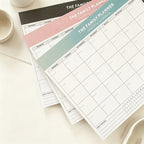 CouldNook Undated Tear-Off Desk Planner Pad - Aesthetic Schedule & Habit Tracker