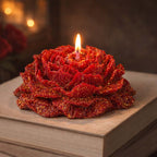 CouldNook Scented Candles - 3D Gilded Rose Low-Temperature Candle
