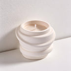 CouldNook Abstract Geometric Scented Candle - Modern Swirl Art Decor