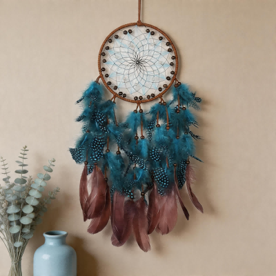 CouldNook Dreamcatcher-Vintage Handmade Feather Dream Catcher Wall Hanging