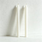 Pearl Elegance Taper Candle Set - Luxury Long Stem Candles for Weddings & Events